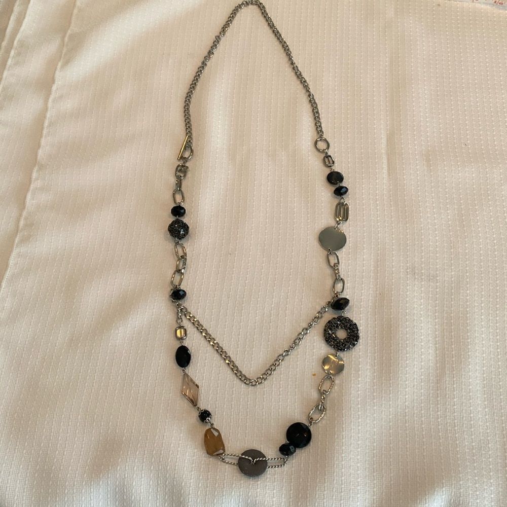 Cookie Lee Beaded Long 21” Necklace